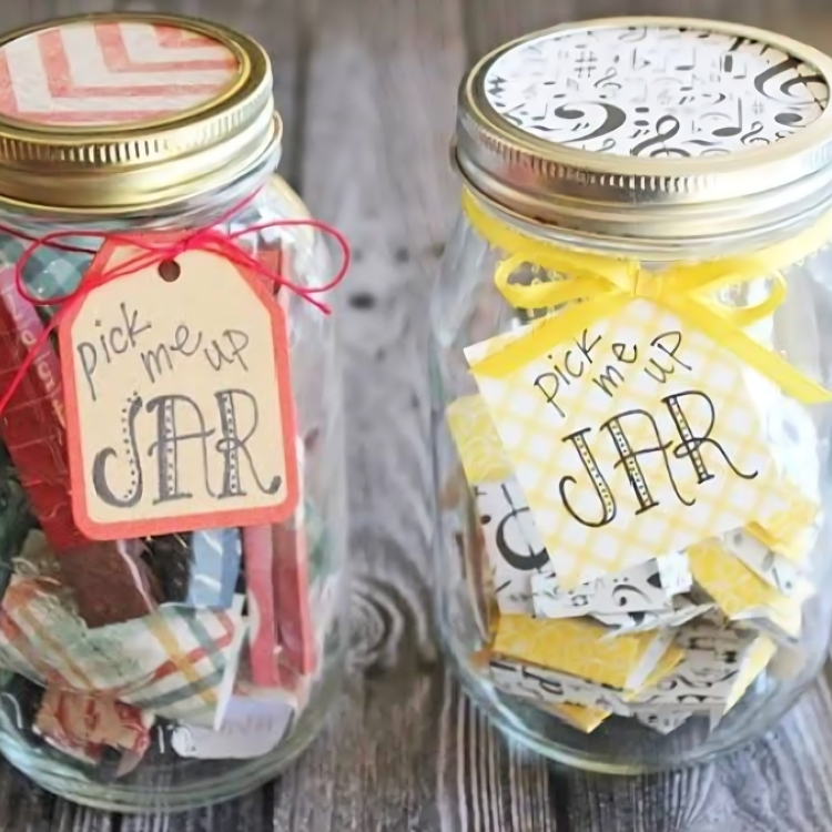 Makeup gift Jar Decor Delights